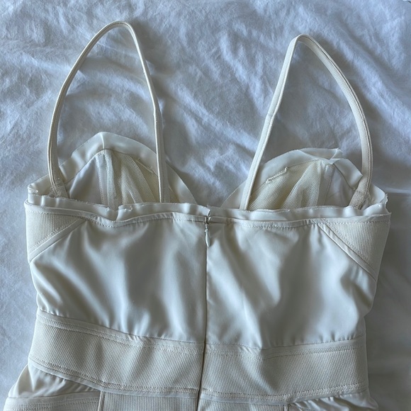 NWOT Zac Posen White Corset Dress with Sweetheart Neckline Size 6 - Picture 9 of 13